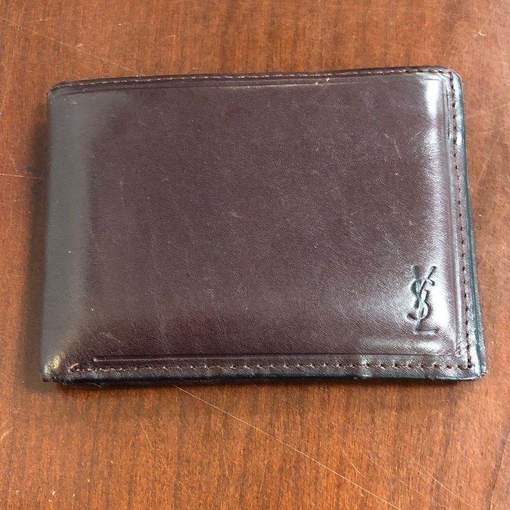 Yves Saint Laurent Men’s Dark Brown Billfold w/credit card slots